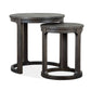 Boswell - Round Nesting End Table - Peppercorn