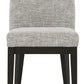 Burkhaus - Dining UPH Side Chair (Set of 2) - Beige / Dark Brown