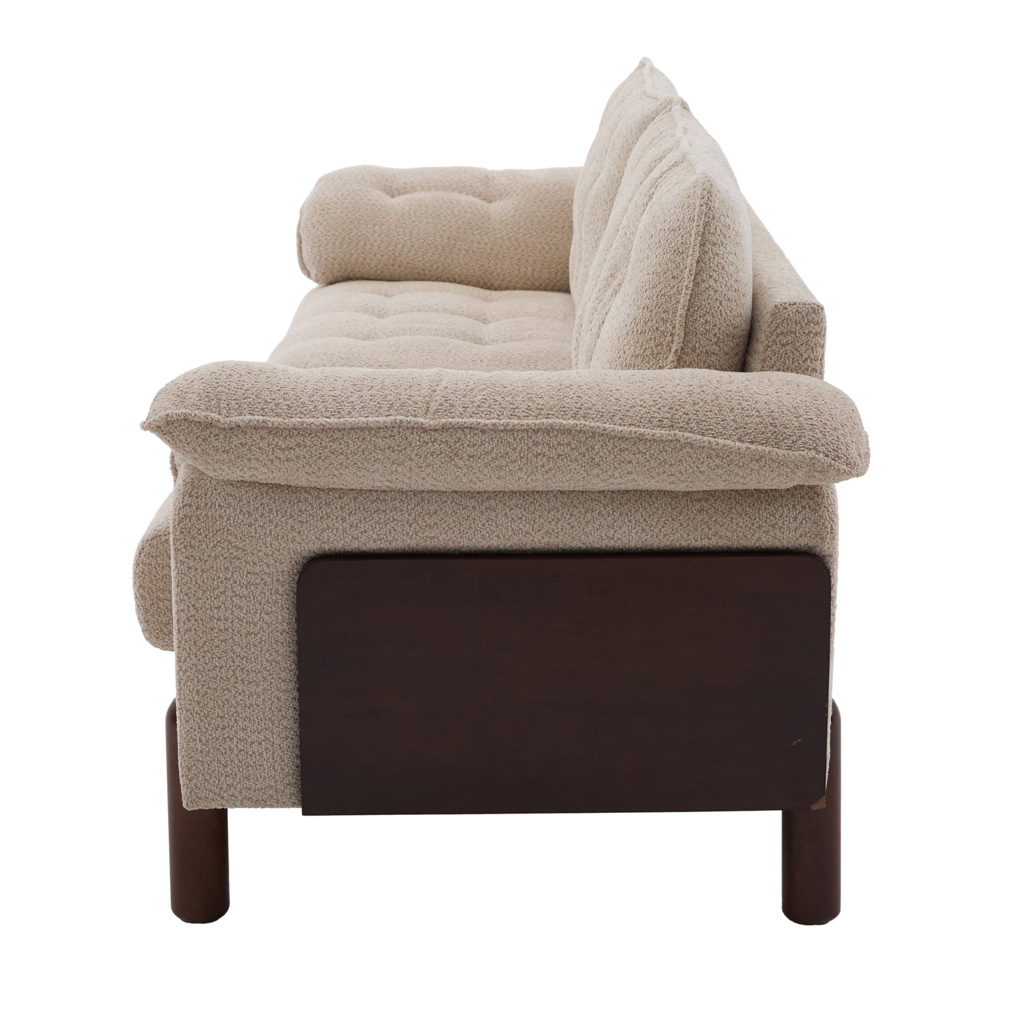 83.5 In. 3 Seater Modern Boucle Upholstered Sofa