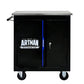 Movable Lockable Double Door Partition with Lock