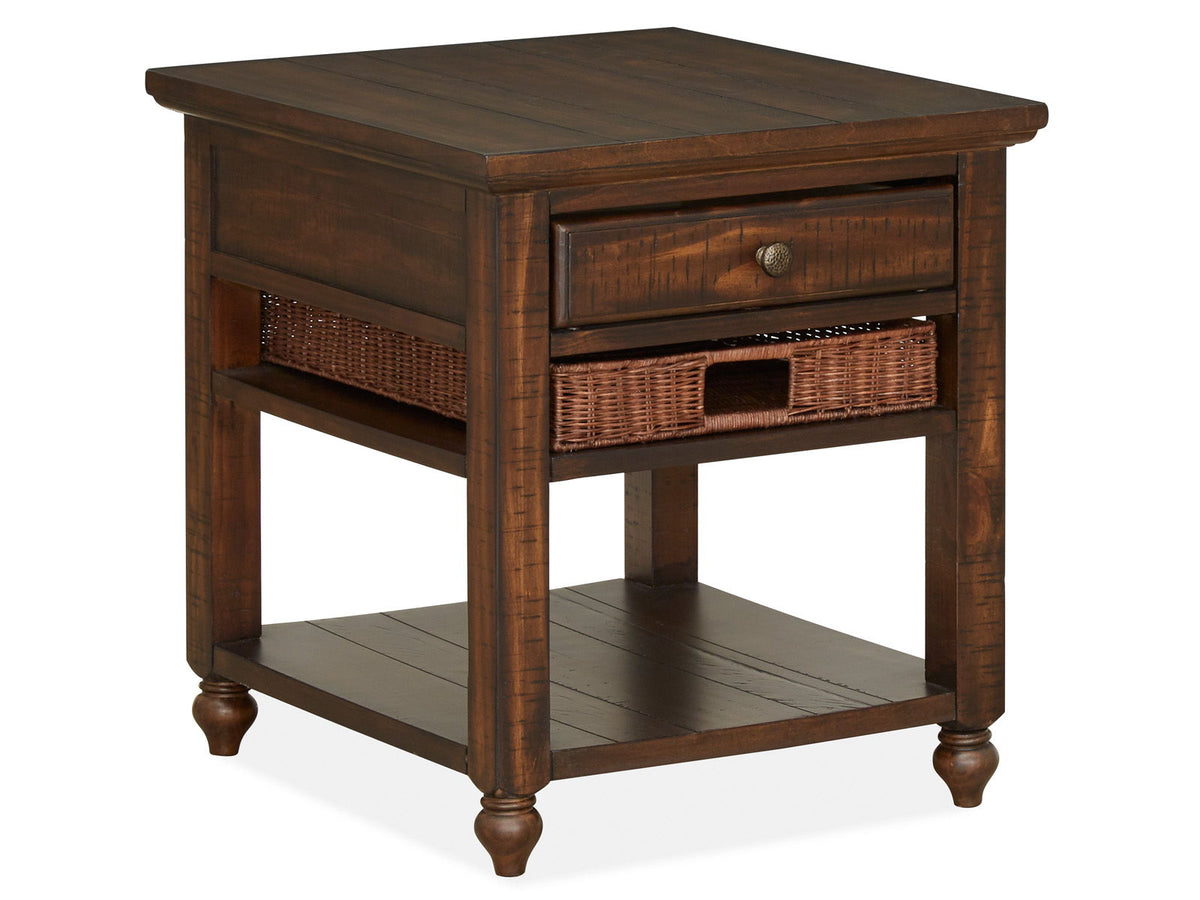 Cottage Lane - Wood Rectangular End Table - Coffee