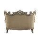 Ranita - Loveseat With 6 Pillows - Fabric & Champagne