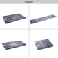 MAVAL Anthracite Washable Rug 6x9 Area Rug