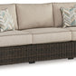 Coastline Bay - Sofa With Cushion - Brown