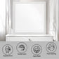 Casilda - Mirror - White
