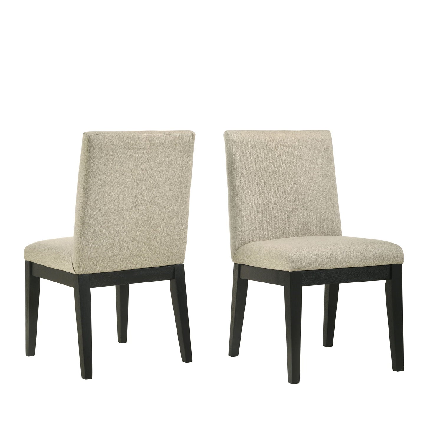 Rocco Solid Wood Beige Dining Chairs Set