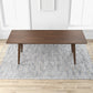 Levi Modern Style Solid Wood Rectangular Dining Kitchen Table 86"
