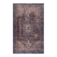 MAVAL Burgundy Washable Area Rug 4x6