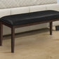 48" Rectangular Upholstered Bench