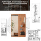 Cherry Color Wall-Mounted Full-Length Mirror