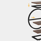 Industrial Narrow End Table with 3 Shelves