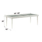 Maverick Platinum Finish Dining Table