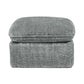 107'' Modern Boucle L-shaped Sectional Sofa with Moveable Ottoman