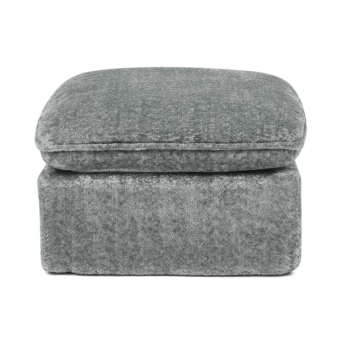107'' Modern Boucle L-shaped Sectional Sofa with Moveable Ottoman