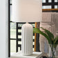 Clarkland - Ceramic Table Lamp (Set of 2) - White