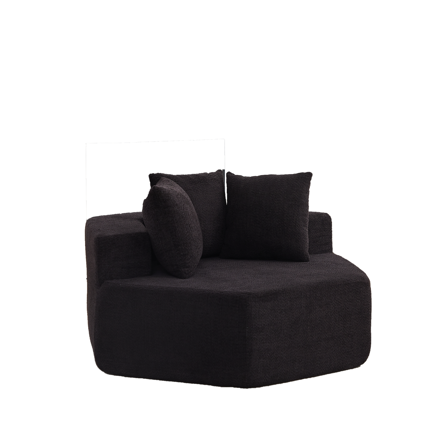 54-Inch Modern-Style Hexagonal Lounge Chair