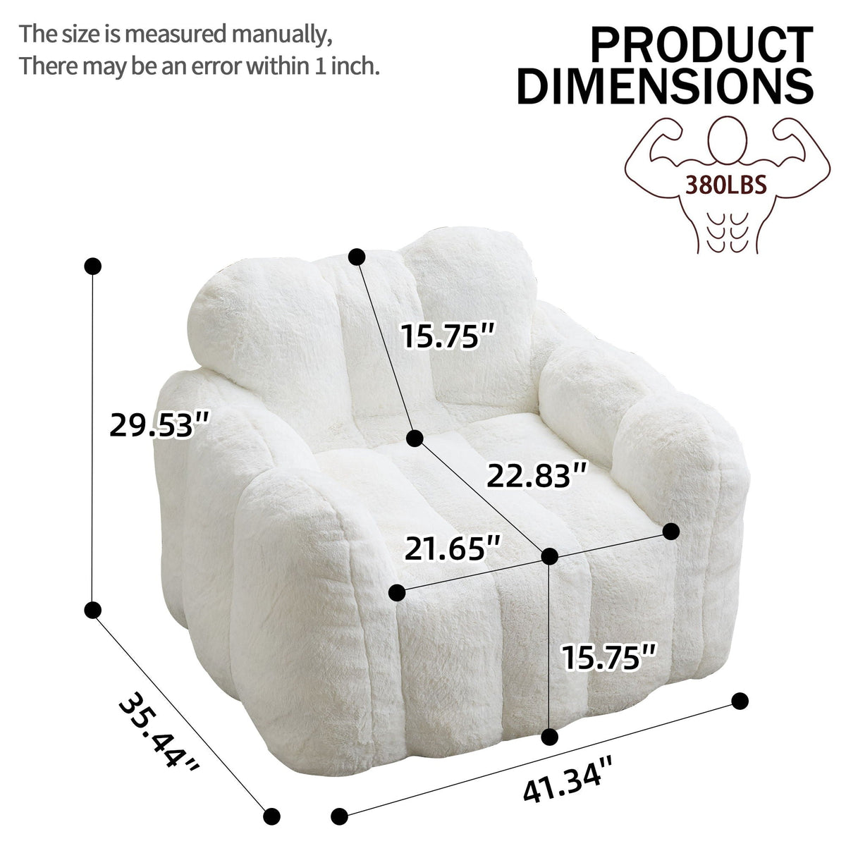 Lotus Style Compression Sofa Bean Bag - view 11