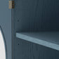 52.17"H Glass Door Display Case Storage Cabinet