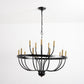 18-Light Chandelier Industrial Iron Candle Chandelier