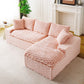 Pink Turtle Velvet Versatile Sofa