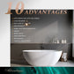 59" Solid Surface Matte Tub
