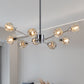 28" Modern Crystal Chandeliers with 9 Lights