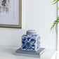 5x5x8" Hand Painted Square Canister