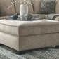Bovarian - Ottoman With Storage - Stone