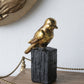 Sparrow Sculpture on Faux Branch