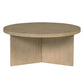 Round Coffee Table Reclaimed Greige