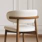 Mid-Century Modern Wood Feet Dining Chair Set of 2