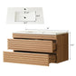 Pre-Assembled 36" Wall Mounted & Floating Single Vanity Cabinet