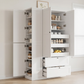 TOPMAX 73.6" Tall Farmhouse Kitchen Pantry Cabinet