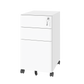 3-Drawer Mobile File Cabinet with Lock