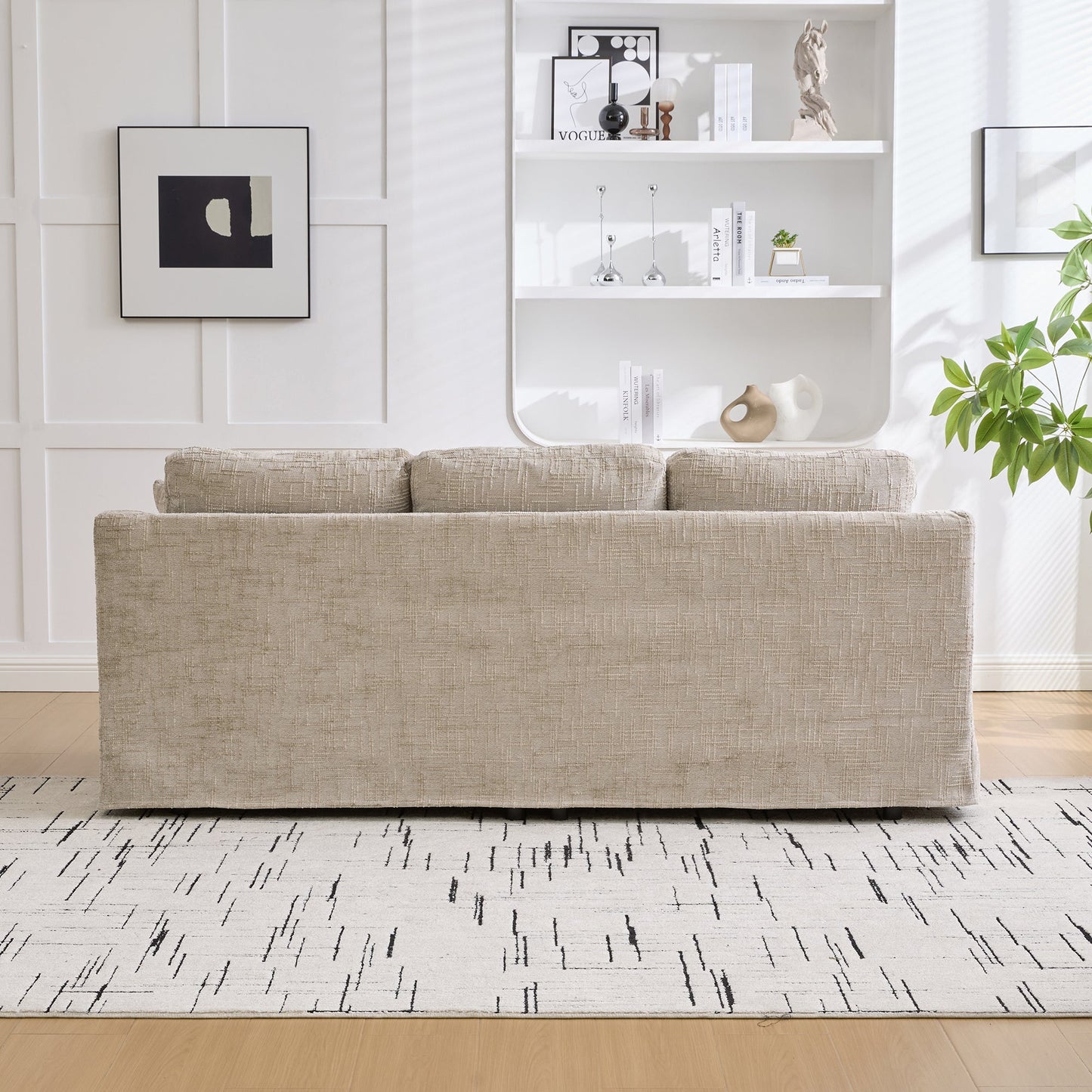 83.86" Wide Modern Casual Sofa
