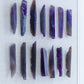 Grace Purple Agate Shadow Boxes Wall Art Set of 2 - Multicolor