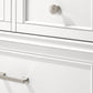 White 5 Drawer Chest