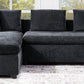 L-Shaped Chenille Sectional Sofa