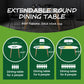 Extensible Table for Dining, Office, or Coffee