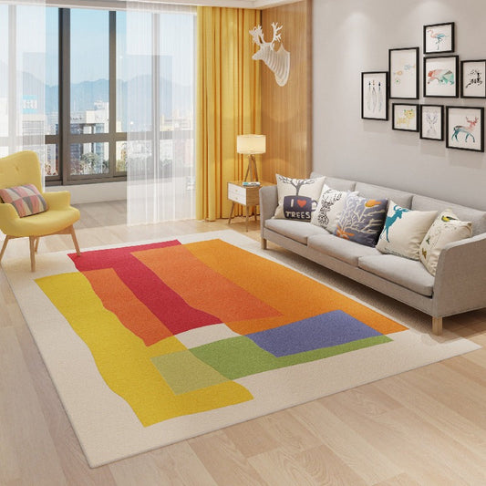 Rainbow Children's Room Non Slip Soft Cashmere Rug