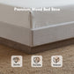 Hosford Upholstered Wingback Bed