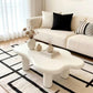 Cloud Shaped Coffee Table With 4 Round Legs