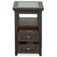Westley Falls - Chairside End Table - Graphite