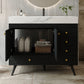 36" Freestanding Bathroom Vanity with Faux Marble Top