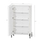 Abbey 32" Tempered Glass Bookcase Cabinet
