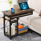 28"-39.3" Height Adjustable Portable Desk with Power Outlet & USB Ports