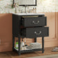 24" Bathroom Vanity with Ceramic Sink