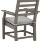Visola - Arm Chair With Cushion (Set of 2) - Gray
