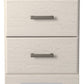 Stelsie - Two Drawer Night Stand - White