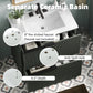30" Bathroom Vanity with Ceramic Sink and Full-Extension Drawers